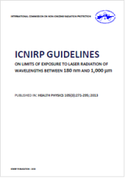 Radiazioni ottiche: ICNIRP Guidelines Radiazioni ottiche: ICNIRP Guidelines