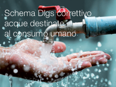 Schema Dlgs correttivo acque destinate al consumo umano