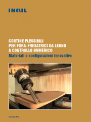 Cortine flessibili per foro-fresatrici da legno a controllo numerico Cortine flessibili per foro-fresatrici da legno a controllo numerico