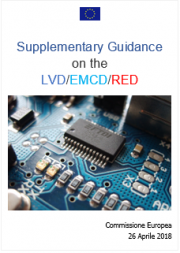 Supplementary Guidance on the LVD/EMCD/RED Supplementary Guidance on the LVD/EMCD/RED