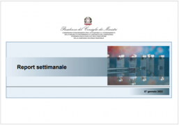 Report settimanale vaccinazioni PdCM