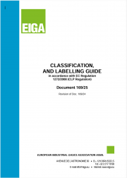 EIGA Doc 169/2025 - Guide CLP Classification and Labelling 