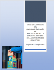 Sintesi CE e Stati membri sull'applicazione della Direttiva giocattoli