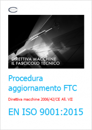 Procedura Gestione Aggiornamento FTC macchine Ed. 2017 Procedura Gestione Aggiornamento FTC macchine Ed. 2017