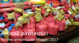 Norme armonizzate Direttiva articoli pirotecnici maggio 2017