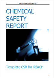 Templates Chemical Safety Report (CSR) Templates Chemical Safety Report (CSR)
