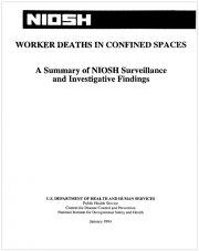 NIOSH No 94-103 Worker Deaths in Confined Spaces NIOSH No 94-103 Worker Deaths in Confined Spaces