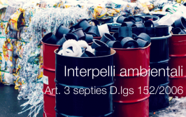 Interpelli ambientali - Art. 3 septies D.Lgs. 152/2006