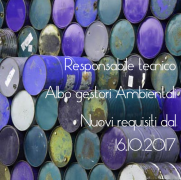 Delibera n. 6/2017 Albo gestori ambientali: Responsabile tecnico nuovi requisiti Delibera n. 6/2017 Albo gestori ambientali: Responsabile tecnico nuovi requisiti