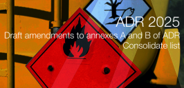 ADR 2025: Draft amendments to annexes A and B | Consolidated list