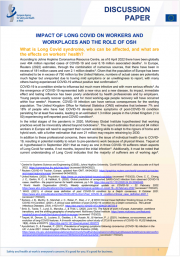 Impatto long COVID sui lavoratori e ruolo della SSL Impatto long COVID sui lavoratori e ruolo della SSL