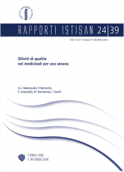 Rapporto ISTISAN 24/39 - Difetti di qualità nei medicinali per uso umano