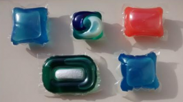 Safety measures for liquid laundry detergents in soluble capsules Safety measures for liquid laundry detergents in soluble capsules
