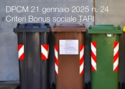 DPCM 21 gennaio 2025 n. 24