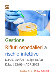 Gestione rifiuti ospedalieri a rischio infettivo