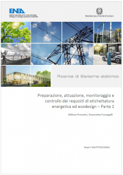Preparazione, attuazione, monitoraggio e controllo requisiti di etichettatura energetica/ecodesign