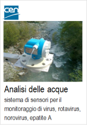 Analisi acque: sistema di sensori monitoraggio di virus - Standard CEN Analisi acque: sistema di sensori monitoraggio di virus - Standard CEN