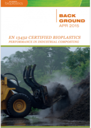 EN 13432 certified bioplastics performance in industrial composting