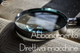 Abbonamento Direttiva macchine Abbonamento Direttiva macchine