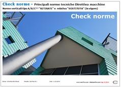 Check norme Direttiva macchine Rev. 2.0 2014