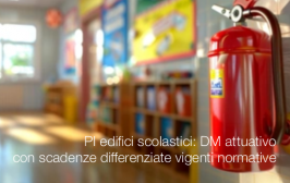 Prevenzione incendi edifici scolastici: DM attuativo con scadenze differenziate delle vigenti normative