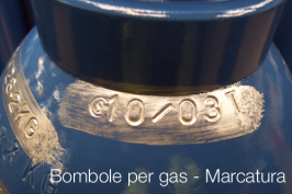 Bombole per gas - Marcatura Bombole per gas - Marcatura