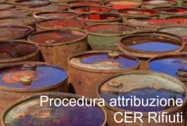 Procedura per l'attribuzione dei codici CER Procedura per l'attribuzione dei codici CER