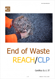 End of Waste e REACH / CLP