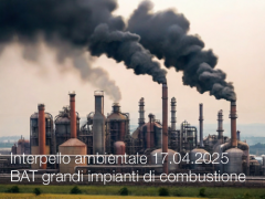 Interpello ambientale 17.04.2025 -  Conclusioni migliori tecniche disponibili grandi impianti di combustione
