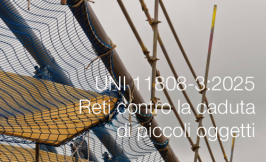 UNI 11808-3:2025 / Reti contro la caduta di piccoli oggetti 