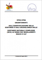 Linee guida REACH oli essenziali complessi Linee guida REACH oli essenziali complessi