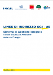 Linee di Indirizzo del Sistema SGI-AE: Modelli Applicativi - Industria, energia e petrolio Linee di Indirizzo del Sistema SGI-AE: Modelli Applicativi - Industria, energia e petrolio