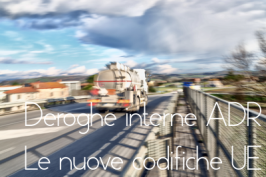 Deroghe interne ADR | Modifica Alleg. I, II e III direttiva 2008/68/CE