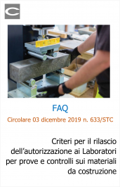 FAQ Circolare 03 dicembre 2019 n. 633/STC