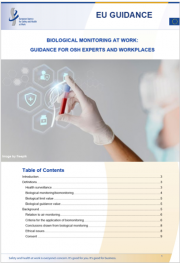 Guida UE: Monitoraggio biologico sul luogo di lavoro