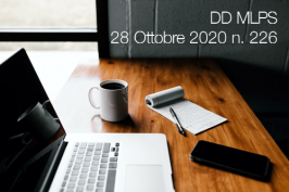 DD MLPS del 28 Ottobre 2020 n. 226