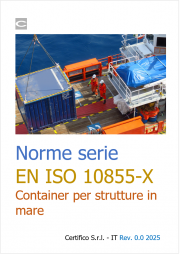 Norme serie EN ISO 10855-X / Container per strutture in mare 