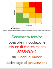 Documento tecnico rimodulazione misure SARS-CoV-2 luoghi di lavoro