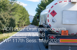 ADR 2027 Draft amendments to annexes A and B | WP 117th Sess. May 2025