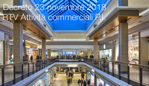 Decreto 23 novembre 2018 Decreto 23 novembre 2018