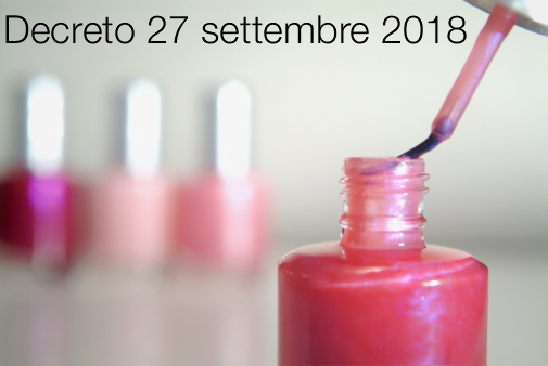 Decreto 27 settembre 2018 Decreto 27 settembre 2018