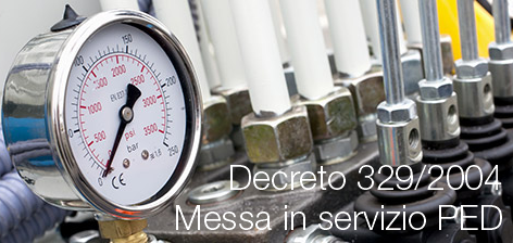 Decreto 329 2004 Messa servizio PED Decreto 329 2004 Messa servizio PED