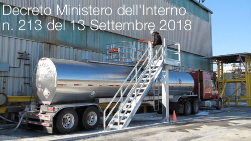 Decreto Ministero dell Interno 213 del 13 Settembre 2018 Decreto Ministero dell Interno 213 del 13 Settembre 2018