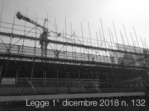Legge 1 dicembre 2018 n 132 Legge 1 dicembre 2018 n 132