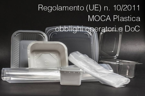 MOCA Plastica obblighi operatori e DoC MOCA Plastica obblighi operatori e DoC