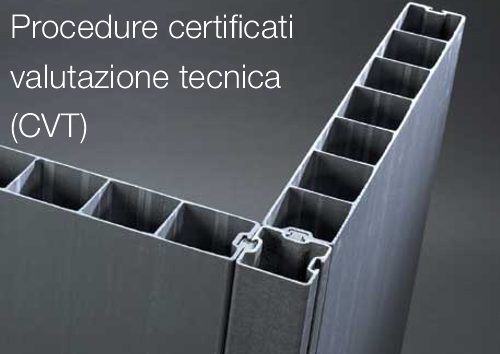 Procedure certificati valutazione tecnica CVT Procedure certificati valutazione tecnica CVT