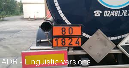 ADR Linguistic versions ADR Linguistic versions