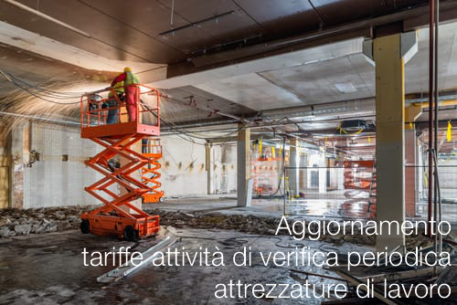 Aggiornamento delle tariffe Aggiornamento delle tariffe
