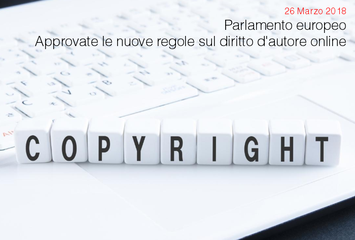 Approvate le nuove regole sul diritto d autore online Approvate le nuove regole sul diritto d autore online