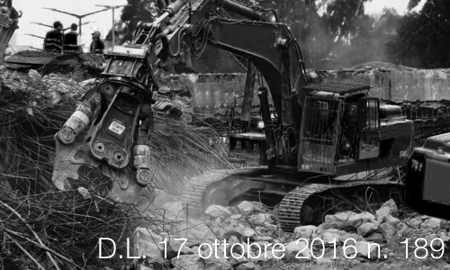 D L 17 ottobre 2016 n 189 D L 17 ottobre 2016 n 189